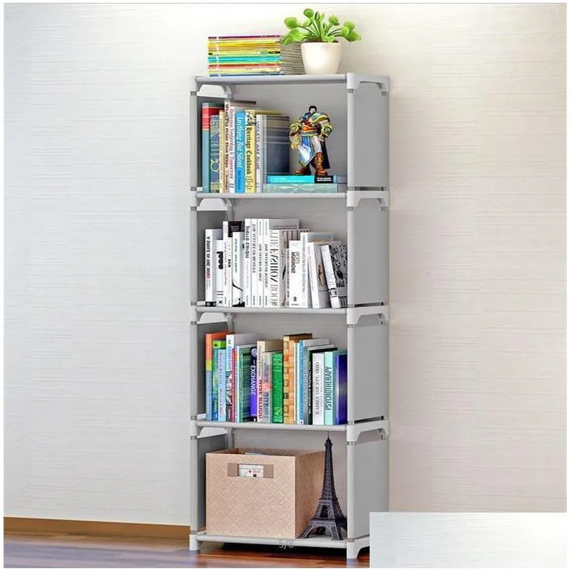 waterproof storage holders bookshelf metal bookcase shelf organizer stuff supplies 19sr ff