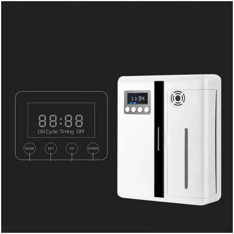 300m3 Lntelligent Aroma Fragrance Machine 160ml Timer Function Scent Unit  Oil Aroma Diffuser for Home Hotel Office Y200416