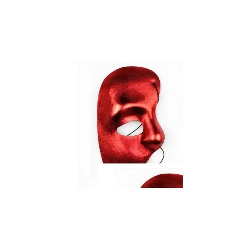 Mask Left Half Face Phantom Of The Night Opera Men Women Masks Masquerade Party Masked Ball masks Halloween festive supplies