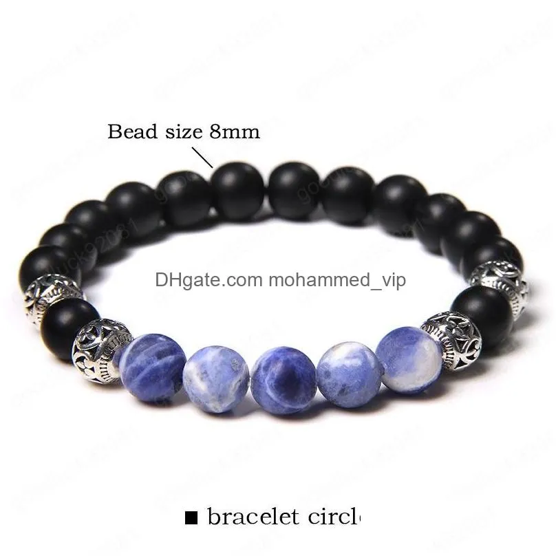 natural beads round ball charm bracelets tiger eye stone bracelet male classic jewelry