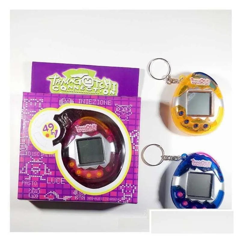 Decompression Toy Fidget Toys Tamagotchi Electronic Pets 90S Nostalgic 49 In One Virtual Cyber Pet Toy Key Chains Children Gift Drop D Dhmwh