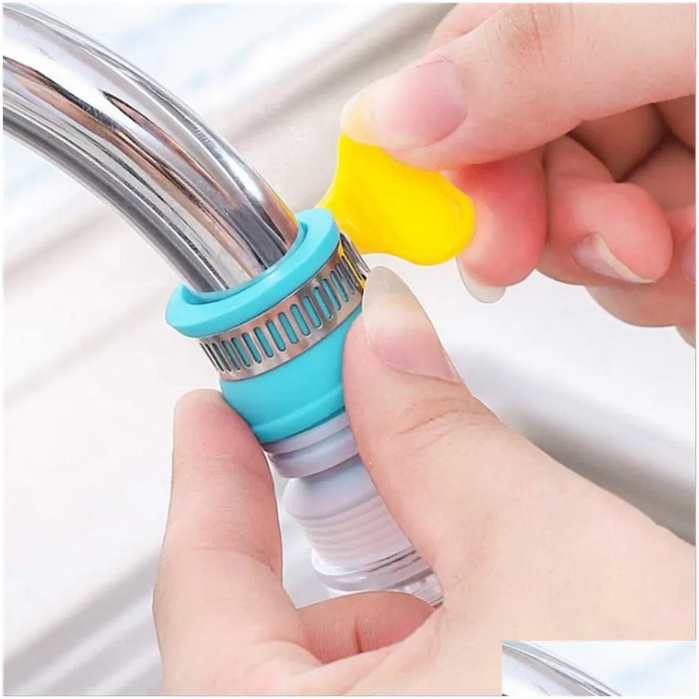 Baking & Pastry Tools New 360 Degree Rotating Telescopic Nozzle Filter Splash-Proof Faucet Shower Joint Kitchen Tool Accessories Drop Dhzhw