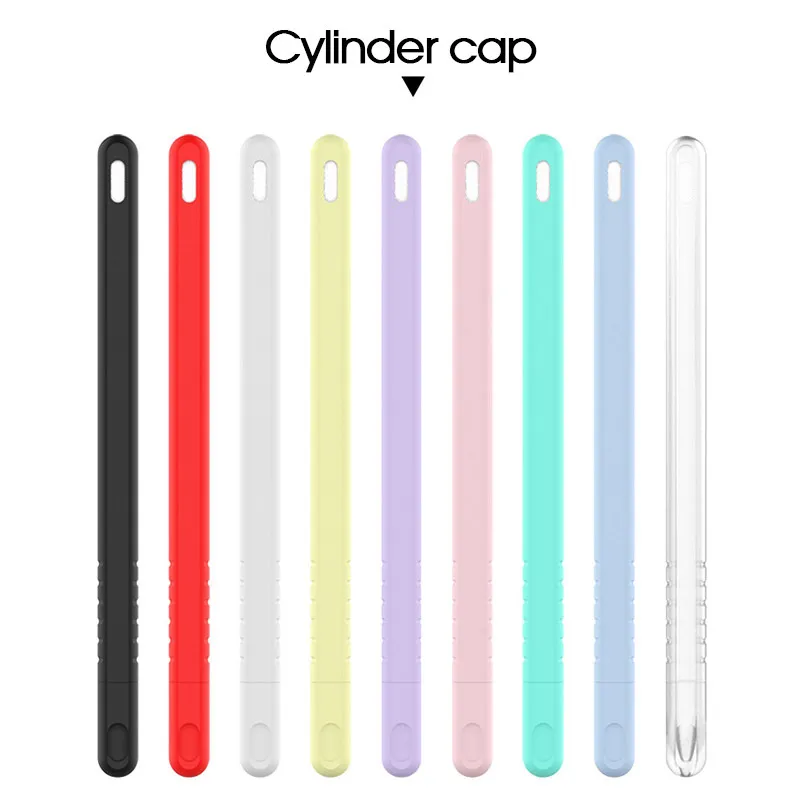 Colourful Silicone  Pencil 2nd generition Case TPU Protective Pouch Cap Holder Cover Tablet PC Accessories