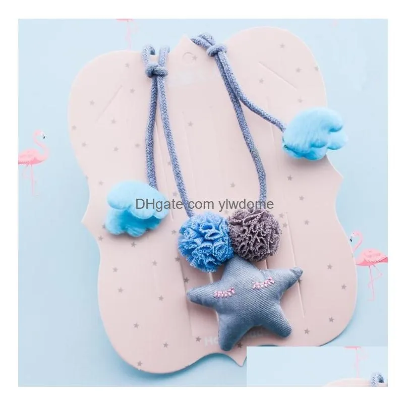 Jewelry Pendant Necklaces Fashion Handmade Cute Star Necklace Little Girl Children Christmas Gift For Girls Baby Child Kids Jewelry Dr Dhnmd