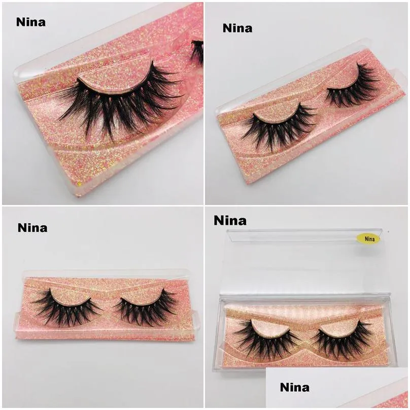 1pair/lot 3d mink eyelashes hand made crisscross false eyelashes cruelty dramatic 3d mink lashes for beauty makeup