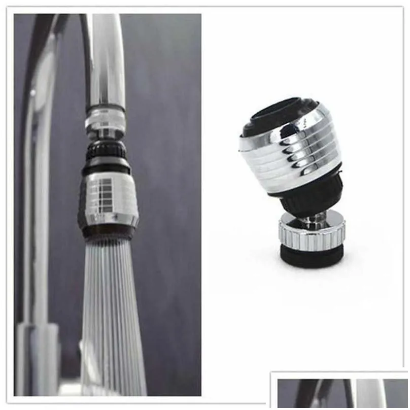 Baking & Pastry Tools New Kitchen Faucet Aerator Water Bubbler Twist Head 360° Rotating Sink Sprayer Adapter For Saving Extender Filte Dhf89