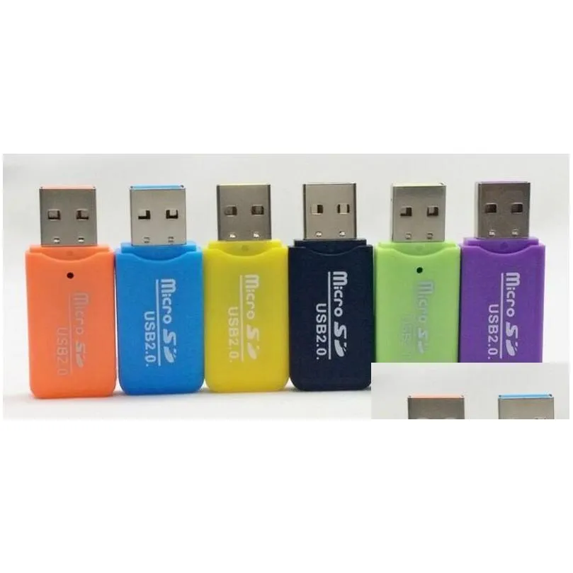 Multipurpose mobile phone memory card reader High Speed USB 20 Micro SD card reader adapter 4gb 8gb 16gb 32gb 64gb TF Card6333129