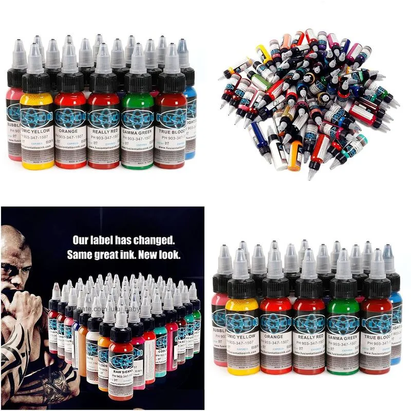 tattoo ink set 60 complete colors pigment kit 1oz 30ml tattoo supply for tattoo kit