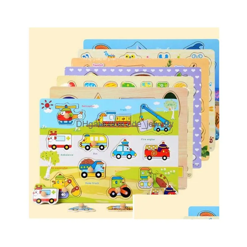 toys toddler wooden 3d puzzle puzzle boards cartoon toy animals puzzle jigsaw game toys for kid early learning educational toys puzzles classiques puzzle