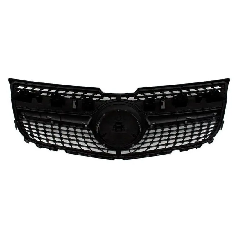 Grilles Glk X204 Diamond Abs Material Kidney 2012-2014 Replacement Center Mesh Grille Front Bumper Drop Delivery Mobiles Motorcycles