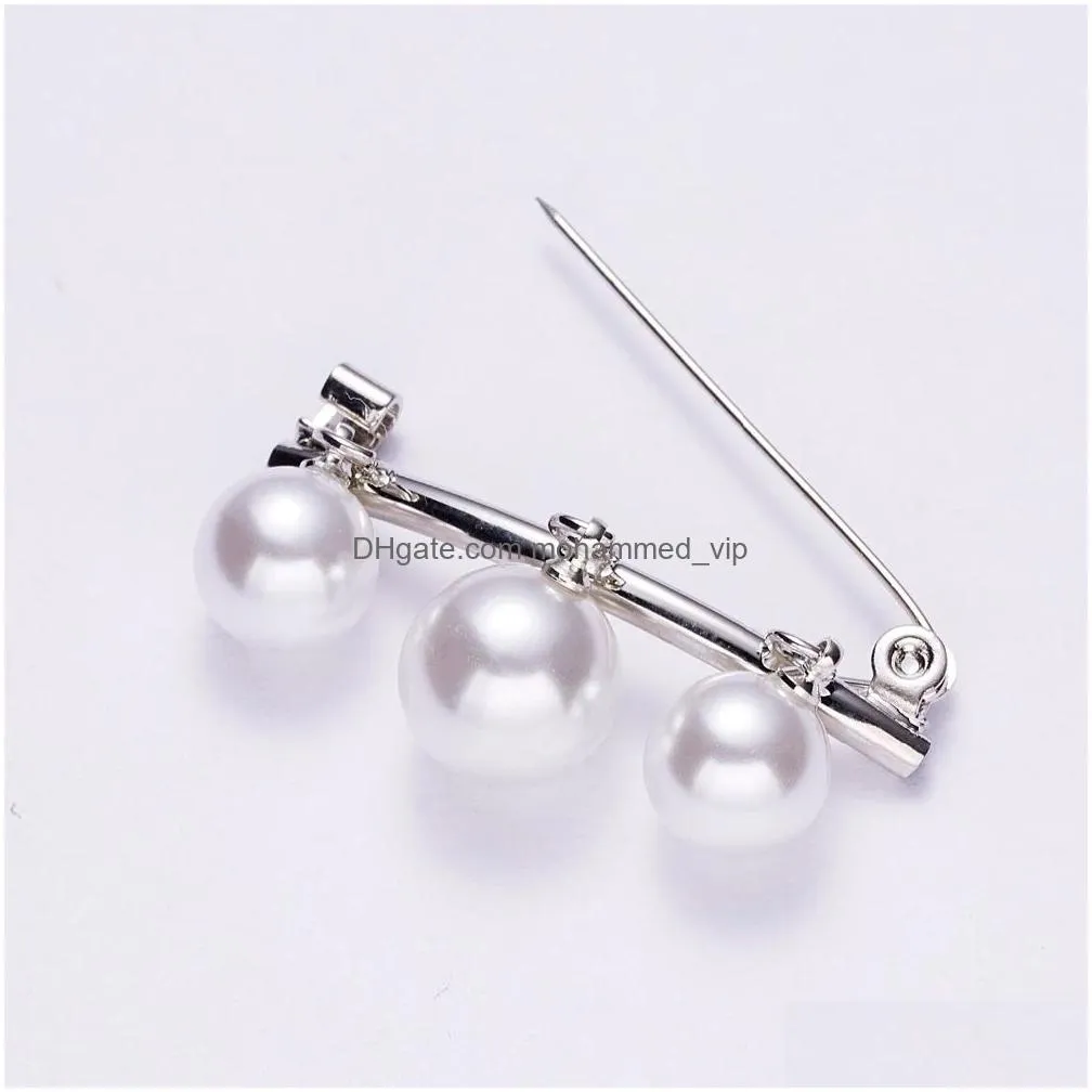 large pearl pins straps anti slip pin korean simple pearl brooch womens accessories cardigan anti wearing pins jewelry
