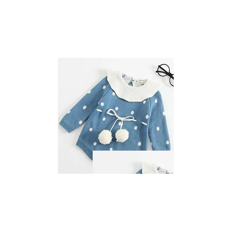 Clothing Sets 0-3 Yrs Knitted Autumn Born Long-Sleeve Knit Infant Romper Jumpsuits Baby Girls Clothes 210417 Drop Delivery Baby, Kids Dhmwv