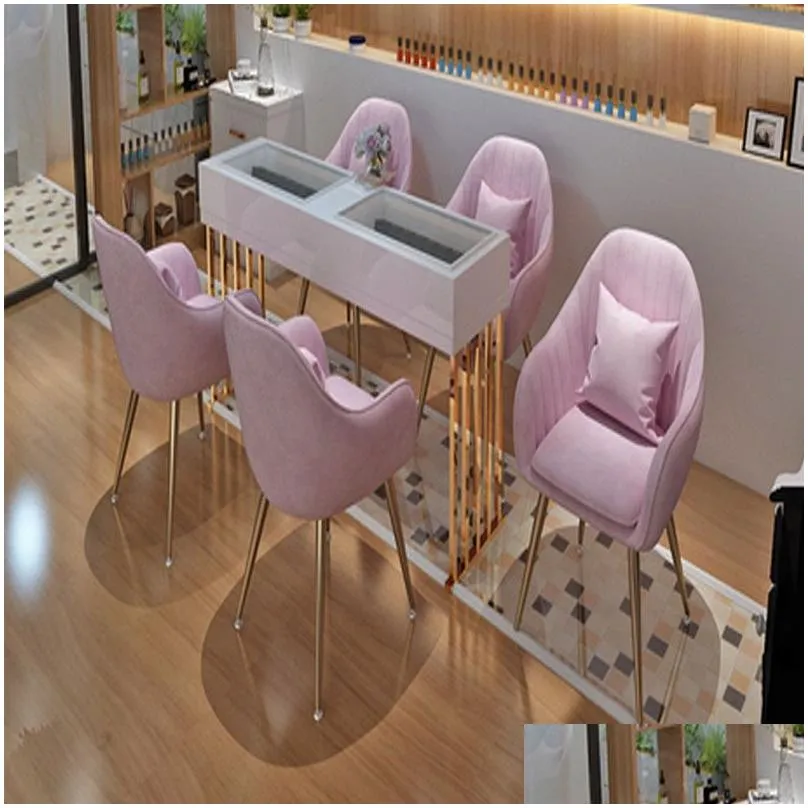 Furniture chair Dining room furniture office chair armchair dining nordic ins manicure makeup stool home dining modern minimalist 194U