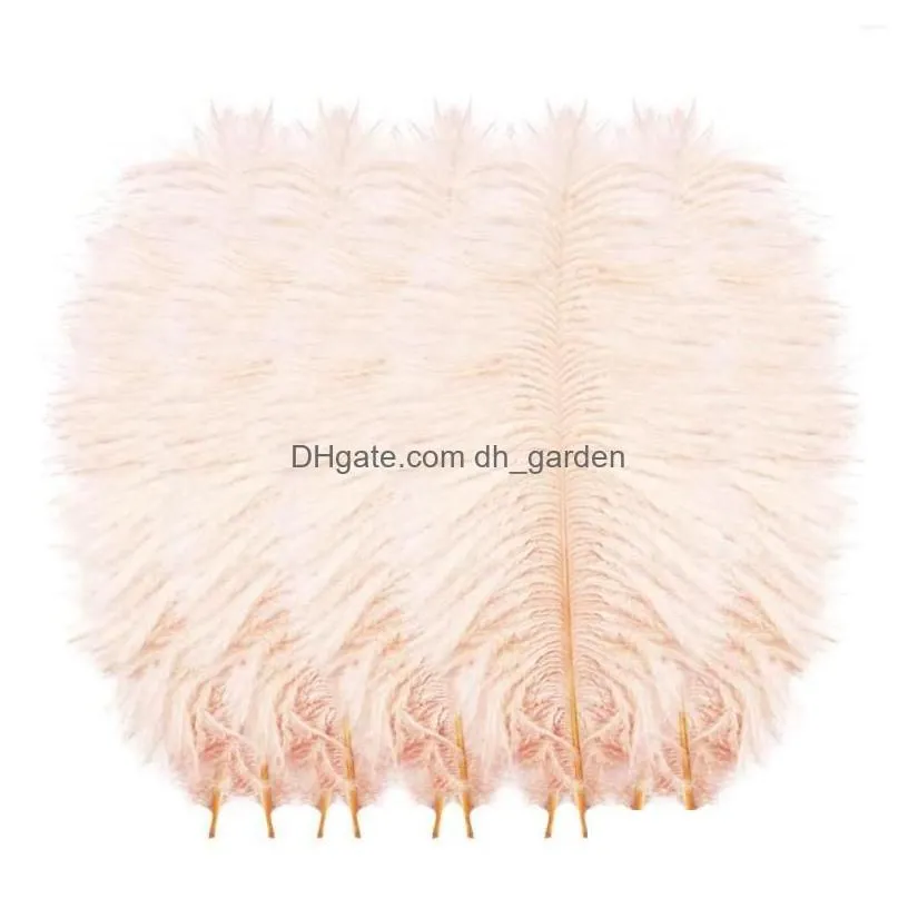 party decoration party decoration 10pcs/lot natural mticolor ostrich feathers wedding home diy floating plumes table centerpiece craft