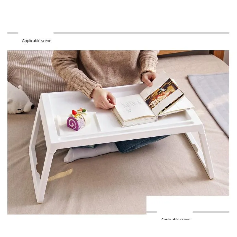 Creative Simple and Practical Portable Laptop Table Simple Folding Bed Sofa Student Dormitory Lazy Study Table263w