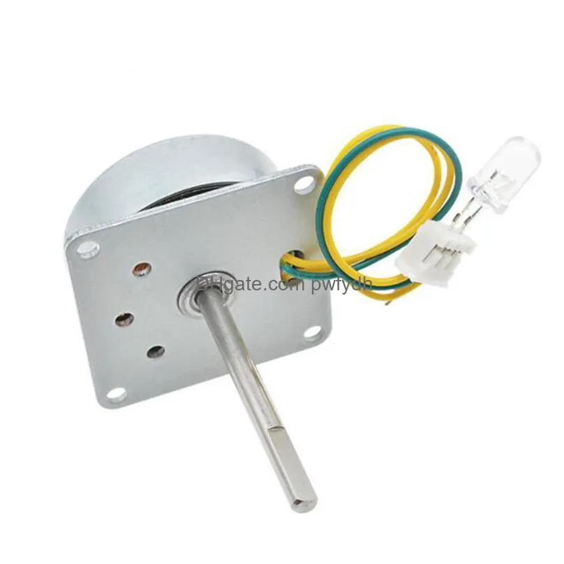 wholesale three phase ac micro brushless generator mini wind hand generator motor with led lamp bead 3-24v diy for arduino