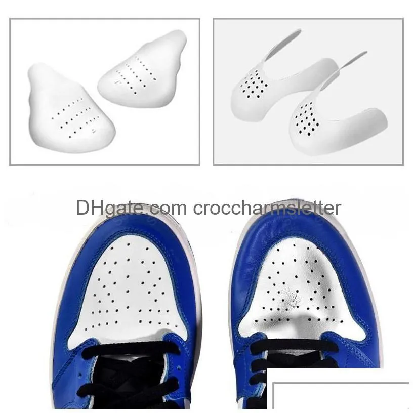 shoe parts accessories 10 pairs supports for sneaker anti crease ball s head guard stretcher toe cap support antiwrinkled protector wholesale