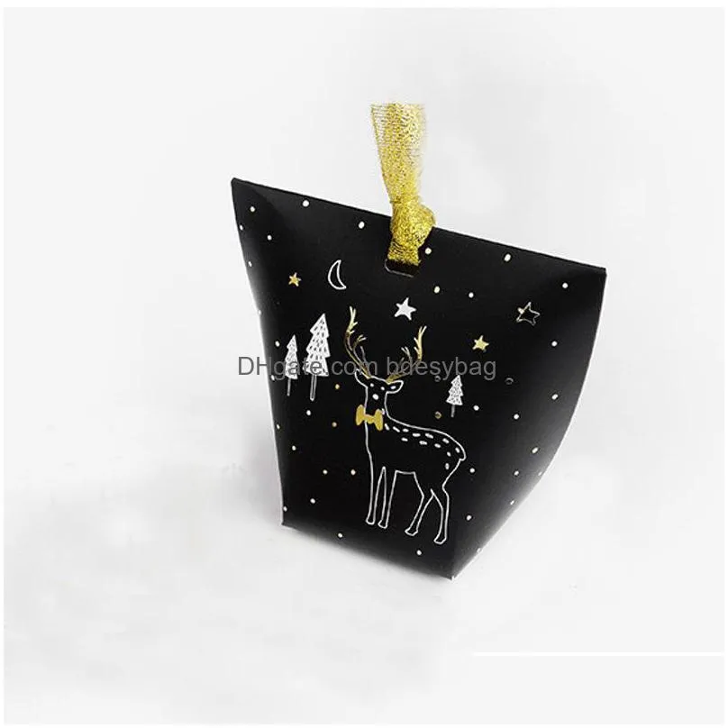 packaging bag gift boxes creative cute candy box bronzing small gift wrapping carton candy cookie foodstuff packaging yt0124