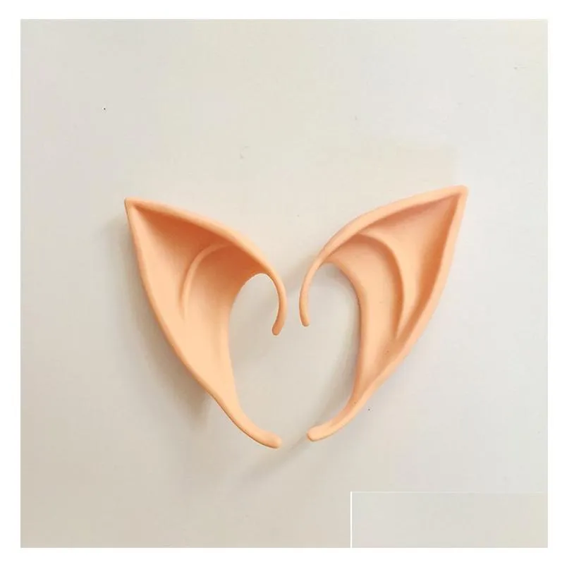 Party Masks Elf Ear Halloween Fairy Cosplay Accessores Vampire Party Mask For Latex Soft False 10Cm And 12Cm Wx99344311161 Drop Delive Ot6Ub