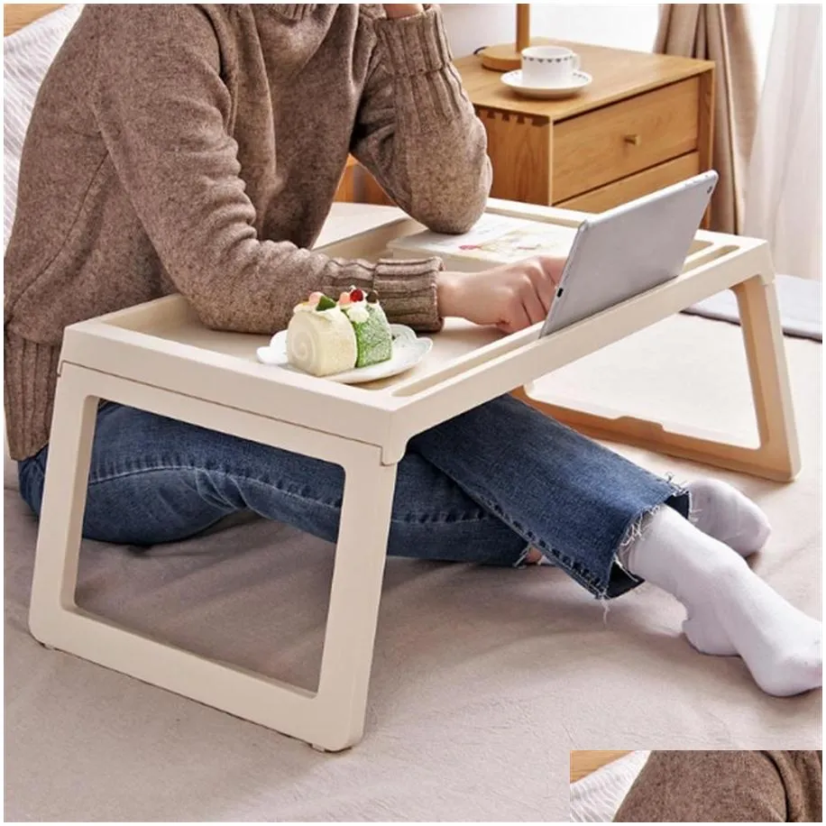 Creative Simple and Practical Portable Laptop Table Simple Folding Bed Sofa Student Dormitory Lazy Study Table263w