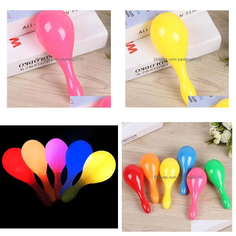Party Decoration Party Decoration Led Flashing Maracas Light Up Neon Beach Ha-Party Adt Bar Ktv Cheer Props Glow Supplies Drop Deliver Otnfb
