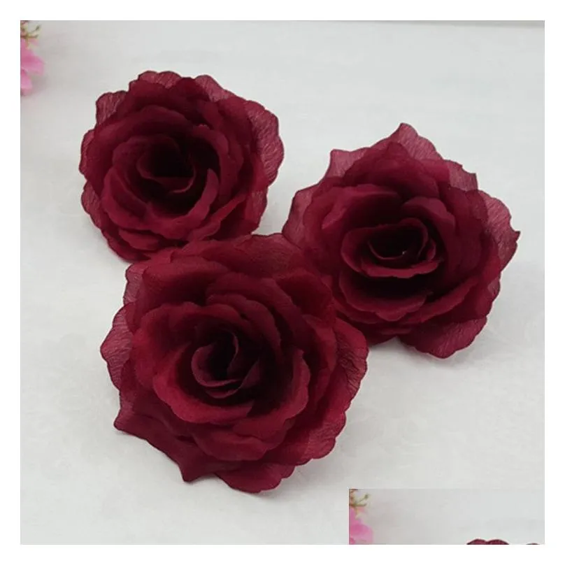 8cm Paper Rose Soap Flower Head Wedding Valentine `S Day Gift Diy Artificial Flowers Home Decor Rose Flower Head