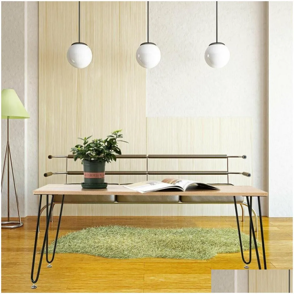 NEW Coffee Metal Table Desk Hairpin Legs 16