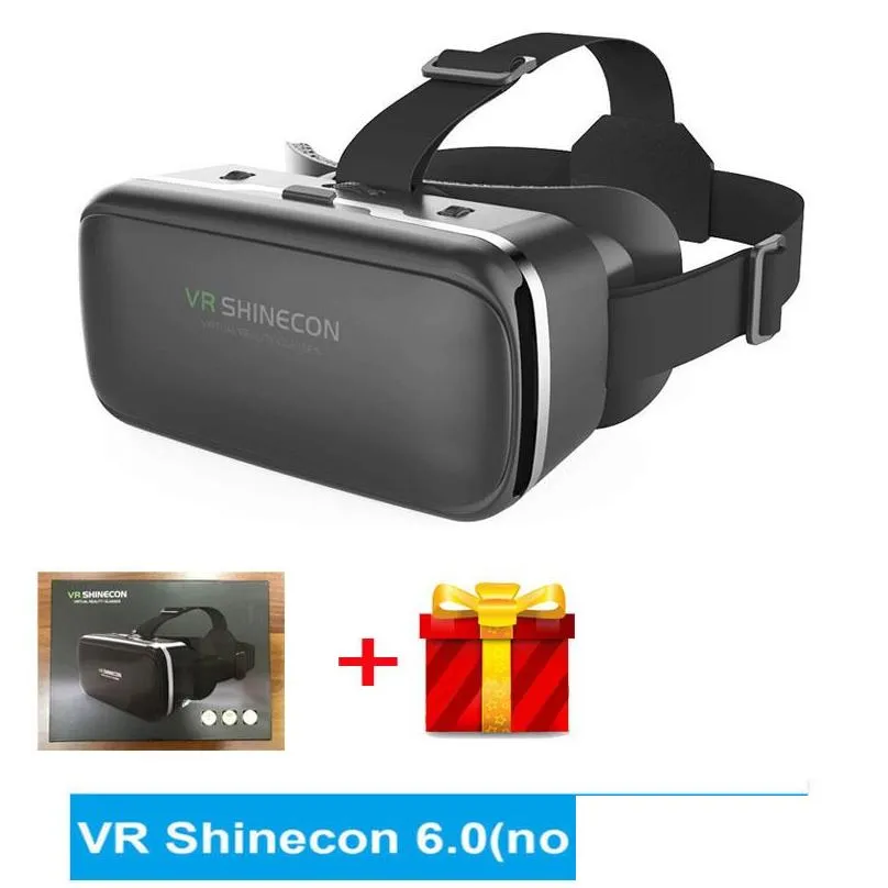 Original VR shinecon 6.0 Standard edition and headset version virtual reality VR glasses headset helmets Optional controller LJ200919