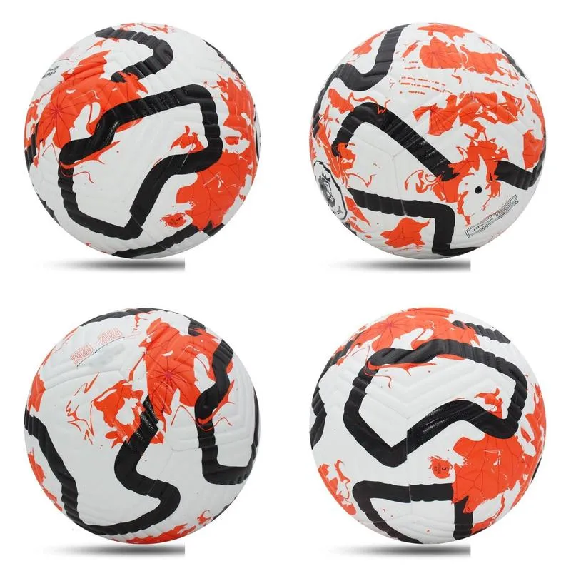 Balls Balls 2024 Soccer Size 5 4 Premier High Quality Seamless Pu Goal Team Match Ball Football Training League Futbol Topu 231030 Dro Otof4