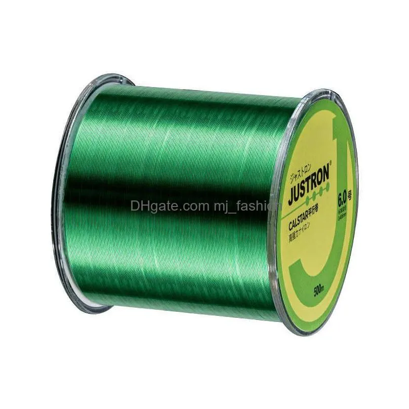 Fishing Accessories Fishing Accessories 500M Monofilament Nylon Line Super Strong Japan 2-25Lb Original Justron Drop Delivery Sports O Dhcby