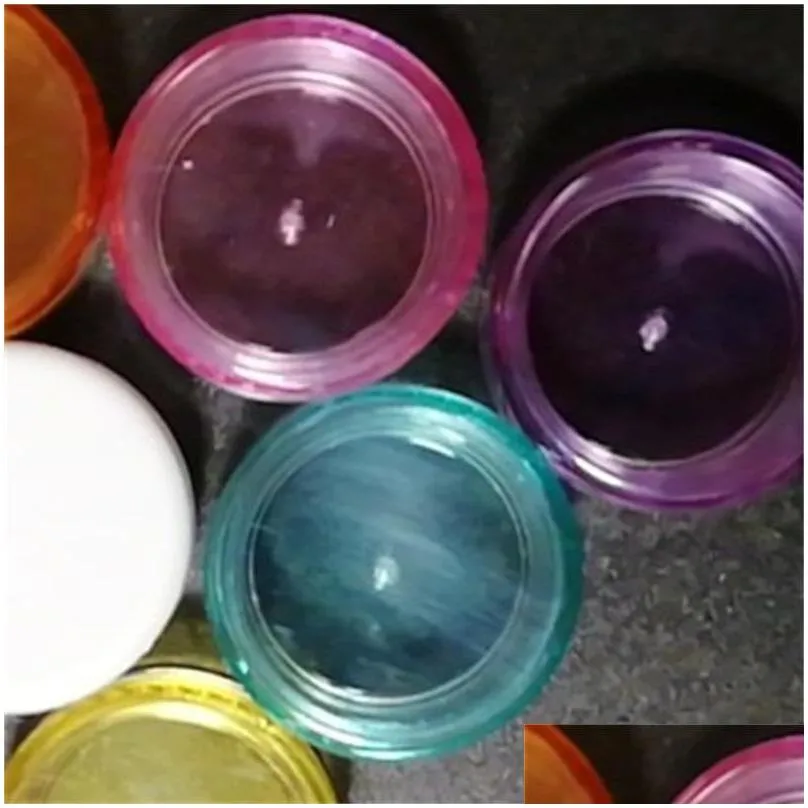 round bottom cosmetic jars empty separate portable container storage eyes face cream plastic box transparent fashion 0 13jl f2