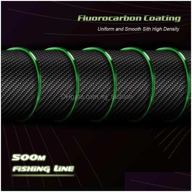 Fishing Accessories Fishing Accessories 500M Monofilament Nylon Line Super Strong Japan 2-25Lb Original Justron Drop Delivery Sports O Dhcby