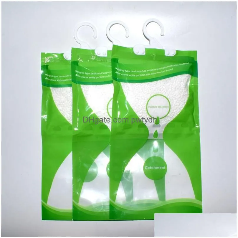 sublimation drying agent hygroscopic anti-mold desiccant bags hanging wardrobes hanging moisture bag closet cabinet wardrobe