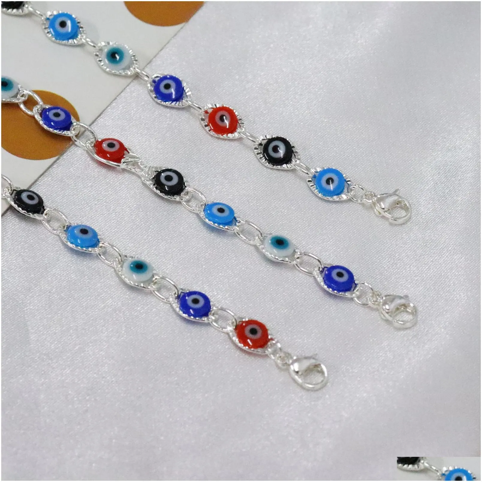 crystal bead bracelet bangles enamel gold evil blue eye bracelets for women lucky turkish eyes jewelry gifts