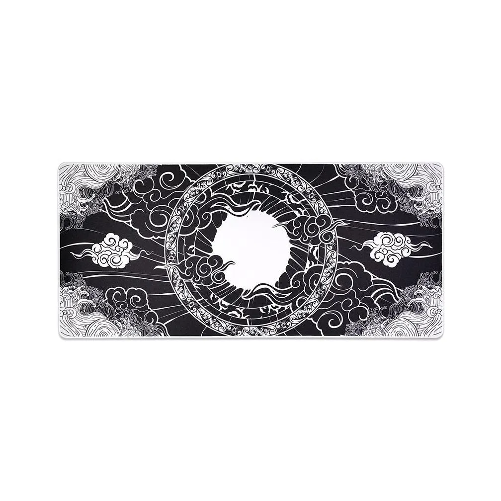 Keyboards Phangkey AMATERASU Mousepad Deskmat for Mouse Mechanical keyboard 900 400 4mm Stitched Edges Rubber High quality soft 230414