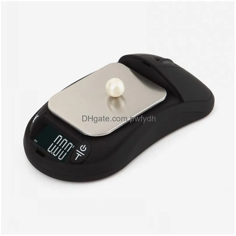 wholesale mouse shape kitchen scales 100g 0.01g portable digital jewelry car key scale for carat diamond lab 0.01 gram precision