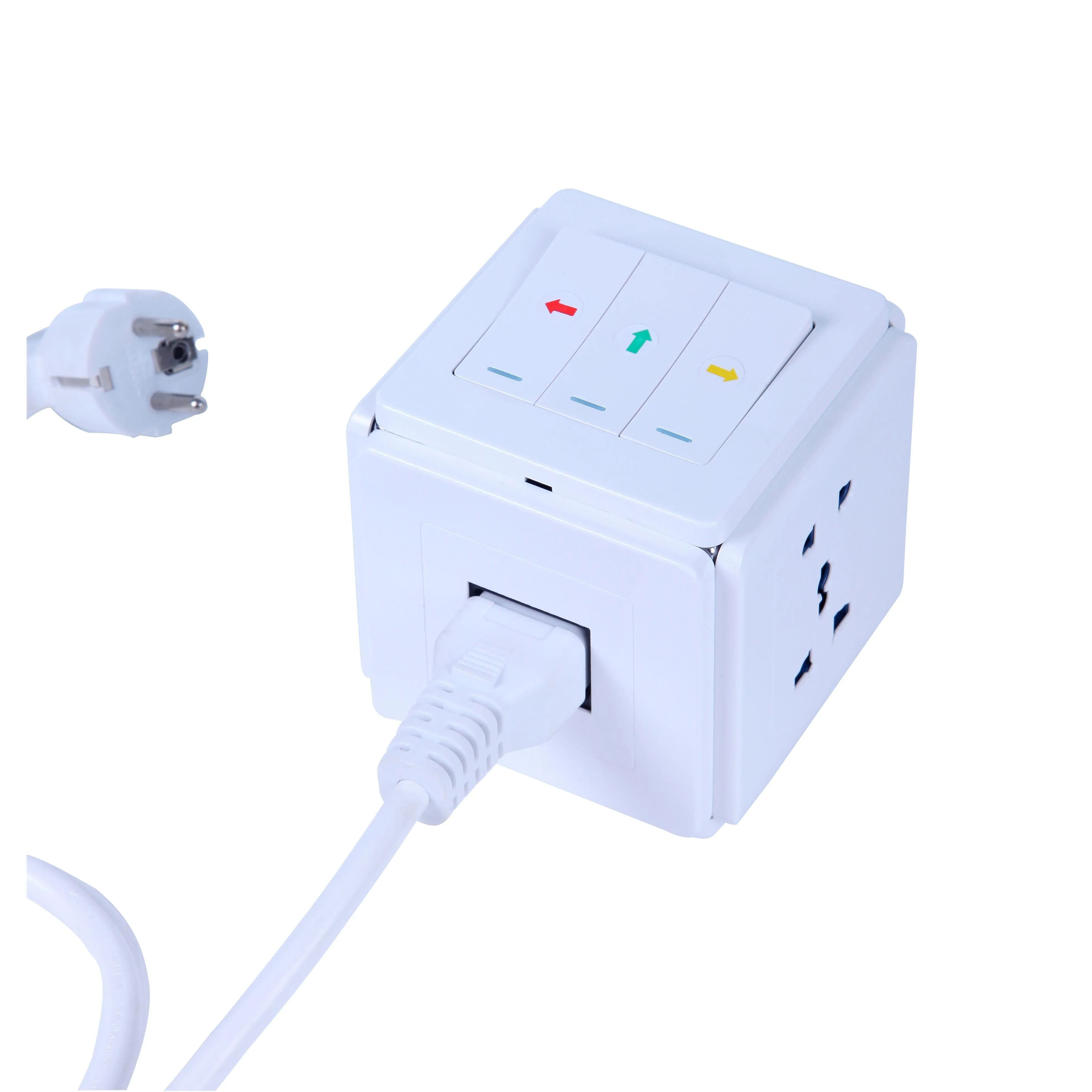 Smart Power Plugs Mtifunction Ac Power Outlet Extension Conversion Socket Connector Receptacle Best Quality Drop Delivery Electronics Otb6T