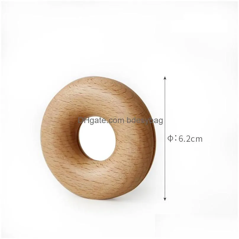 wooden food sealing clip donut shape snack bag sealer coffee bags clamp for home kitchen seal storage keeps food  lx4973