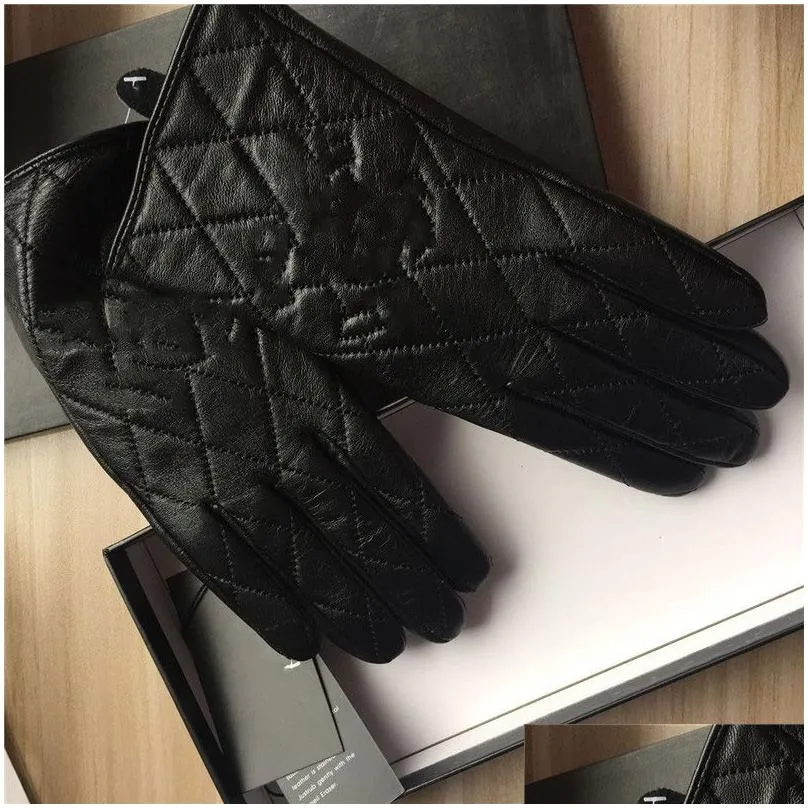 womens winter leather gloves plush touch screen sheepskin for cycling with warm insulated sheepskin fingertip gloves