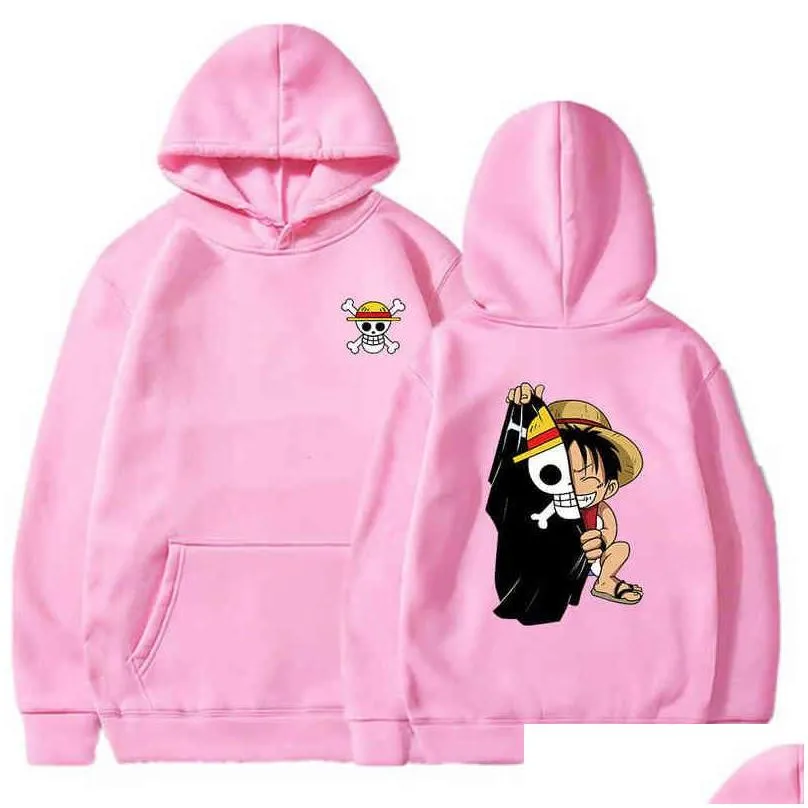 anime one piece hoodies men women fashion luffy pullover oversized hoodie sweats kids hip hop coat boys mens clothing sudaderas