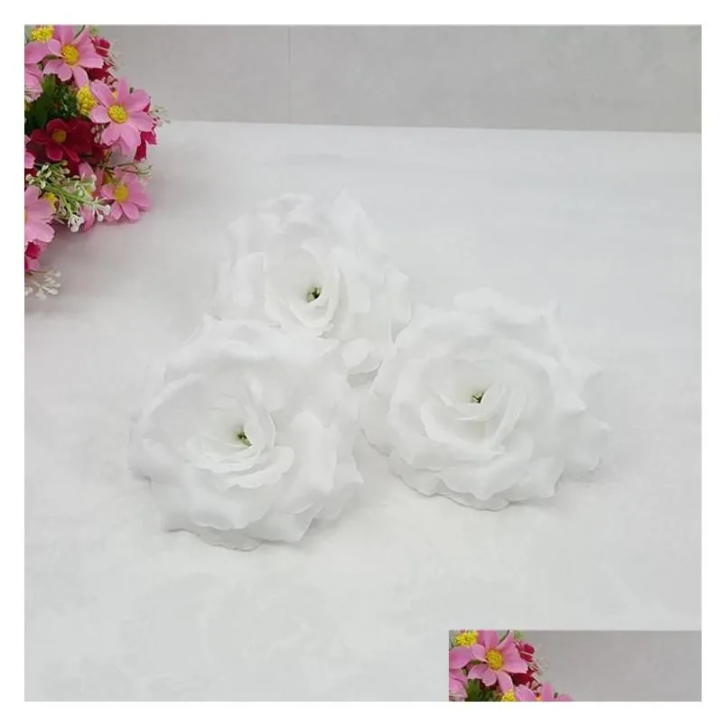 8cm Paper Rose Soap Flower Head Wedding Valentine `S Day Gift Diy Artificial Flowers Home Decor Rose Flower Head