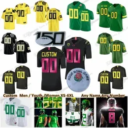 NCAA XS-6XL Oregon Ducks College Football Jerseys Bo Nix Luke Dunne Ross James Matthew Rigney Luke Basso Colson Brunner Nick Duzansky Keller Stafford