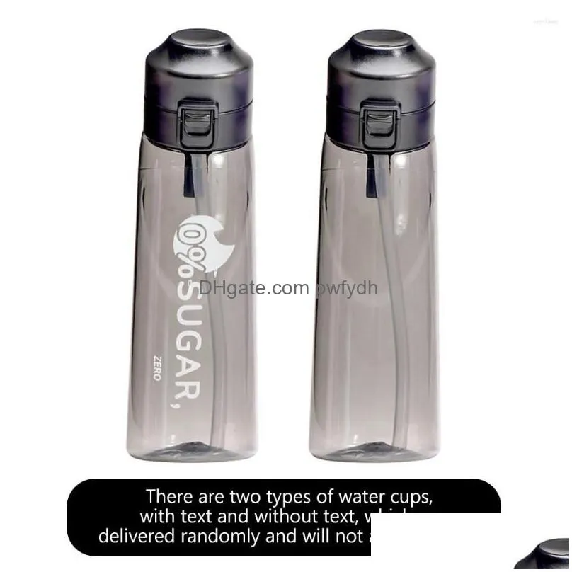 water bottles 650ml bottle with straw flavored outdoor sport drinking scent up cups a taste pods 0 sugar flavour