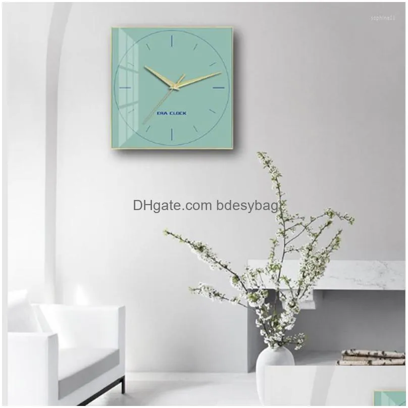 Wall Clocks Wall Clocks Modern Art Frane Clock Luxury Large Size Bedroom Design For Home Drop Delivery Home Garden Home Decor Clocks Dhq6Z