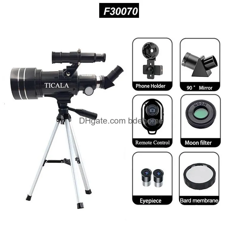 Telescope & Binoculars Telescope Binocars 150 X Powerf Astronomical Zoom Hd Higower Portable Tripod Night Vision Deep Space Star View Dhmtc