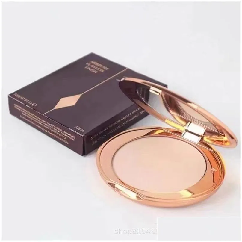 Face Powder Brand Complexion Perfecting Micro Face Powder Airbrush Flawless Finish 8G Fair And Medium 2 Colors In Types Package Drop D Otr8G