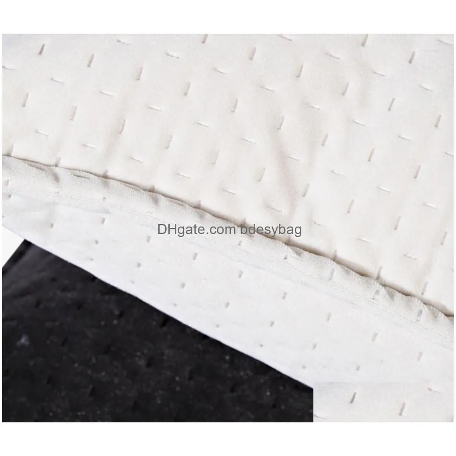Cushion/Decorative Pillow Pillow Brief Pure Grey Orange Green Black Decorative Throw Pillow/Almofadas Case 30X50 45 50 55 60 Solid Er Dhanz