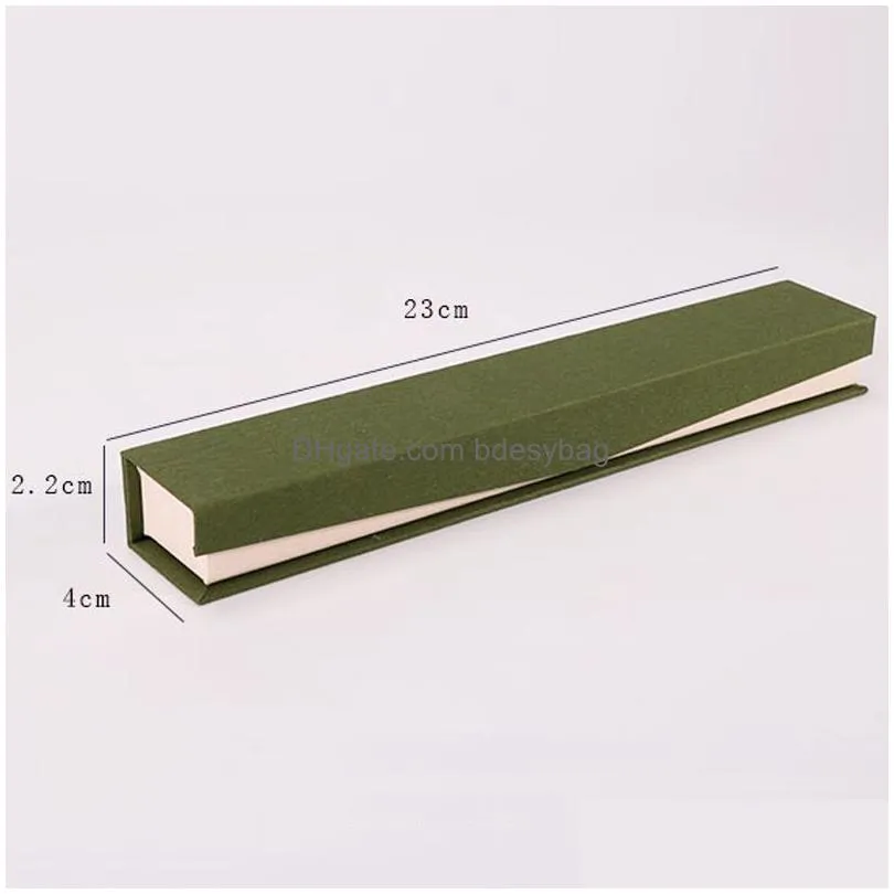 23x4x2.2cm 4 color luxury accessory packing box paper tube packaging cardboard incense tube give box lx5460