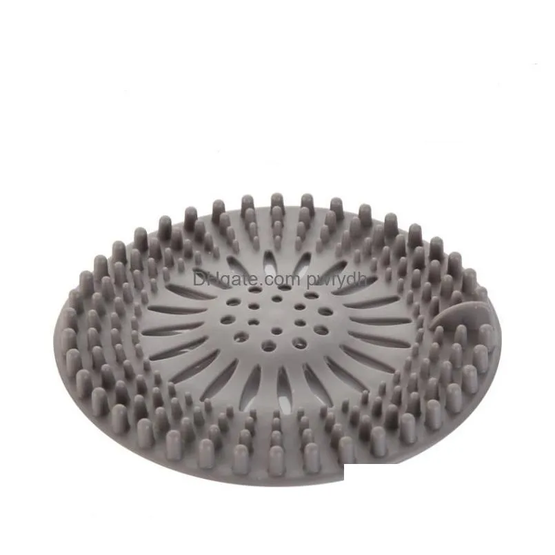 bathroom silicone sink drain hair bath stopper plug strainer filter shower for bathroom kitchen toliet filter sn5309