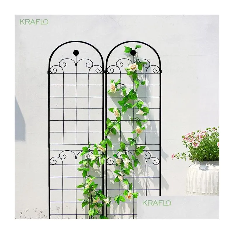 2 Pack Metal Garden arbours Trellis 86.7